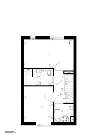 Floorplan - Weverskaarde 22, 5014 DX Tilburg